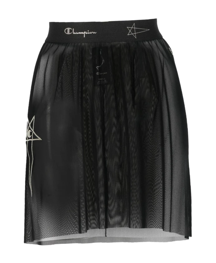 Прозрачная юбка с поясом с логотипом Rick Owens, черный
Прозрачная юбка с поясом с логотипом Rick Owens, черный