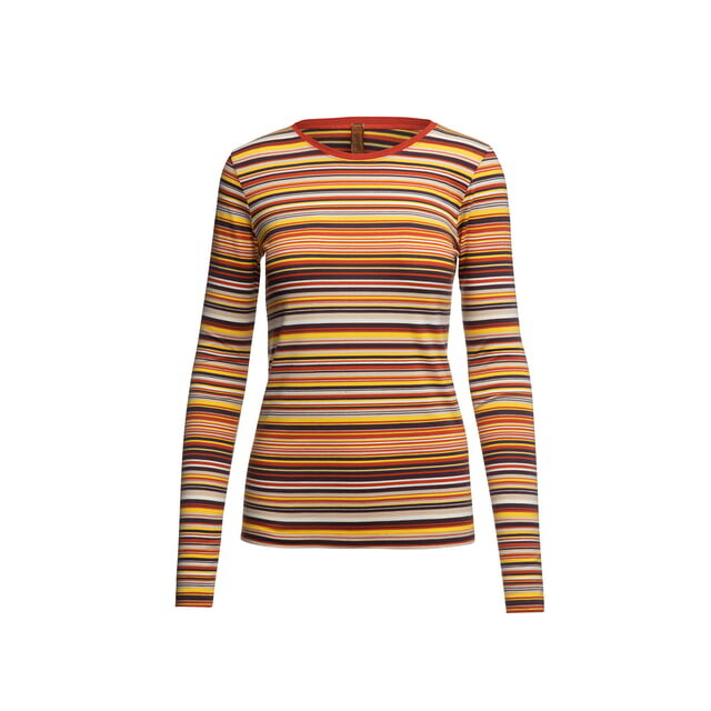 Полосатый топ с длинными рукавами из стрейча Conquista, мультиколор
Полосатый топ с длинными рукавами из стрейча Conquista, мультиколор