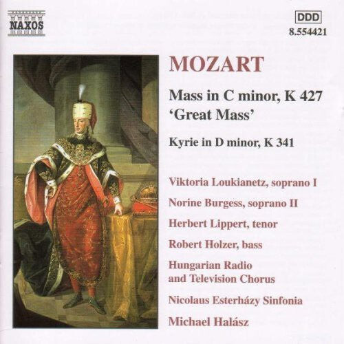 CD диск Mozart / Loukianetz / Burgess / Lippert / Halasz: Mass in C minor K 427: Great Mass / Kyrie D minor
CD диск Mozart / Loukianetz / Burgess / Lippert / Halasz: Mass in C minor K 427: Great Mass / Kyrie D minor