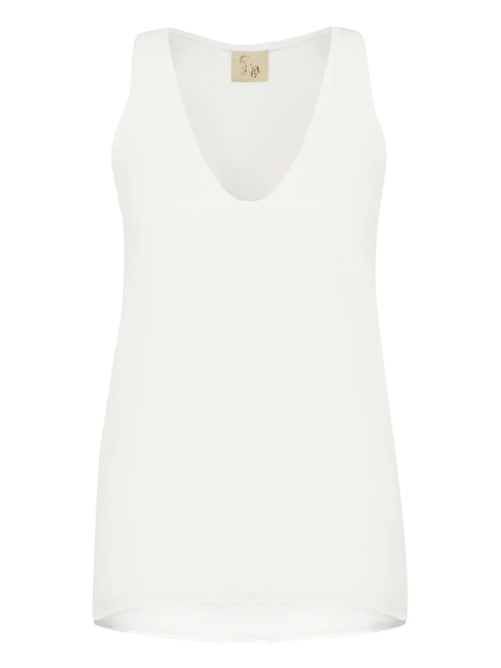 Шелковый топ с V-образным вырезом Paula, белый
Шелковый топ с V-образным вырезом Paula, белый