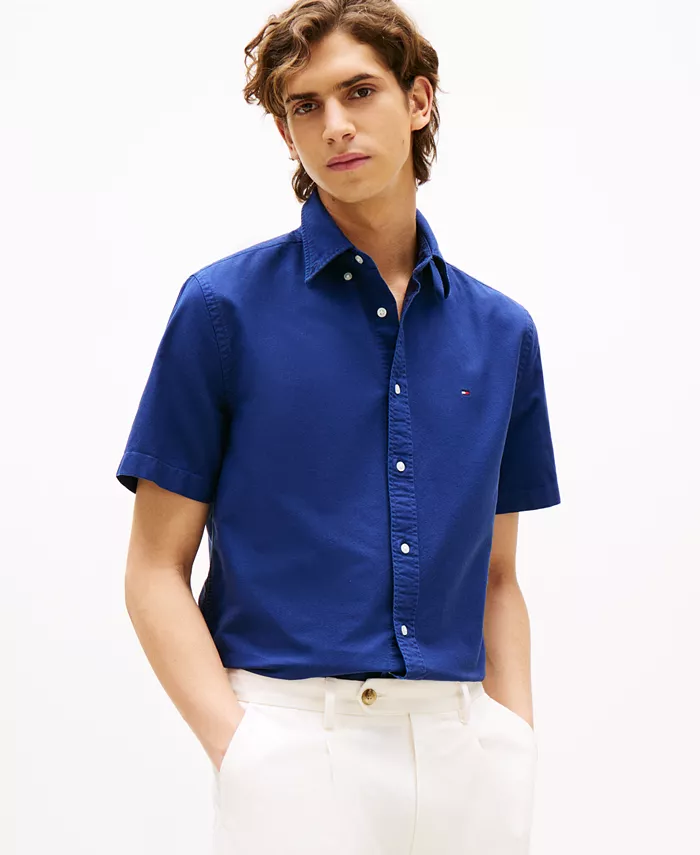 Мужская классическая рубашка Oxford Tommy Hilfiger, синий
Мужская классическая рубашка Oxford Tommy Hilfiger, синий