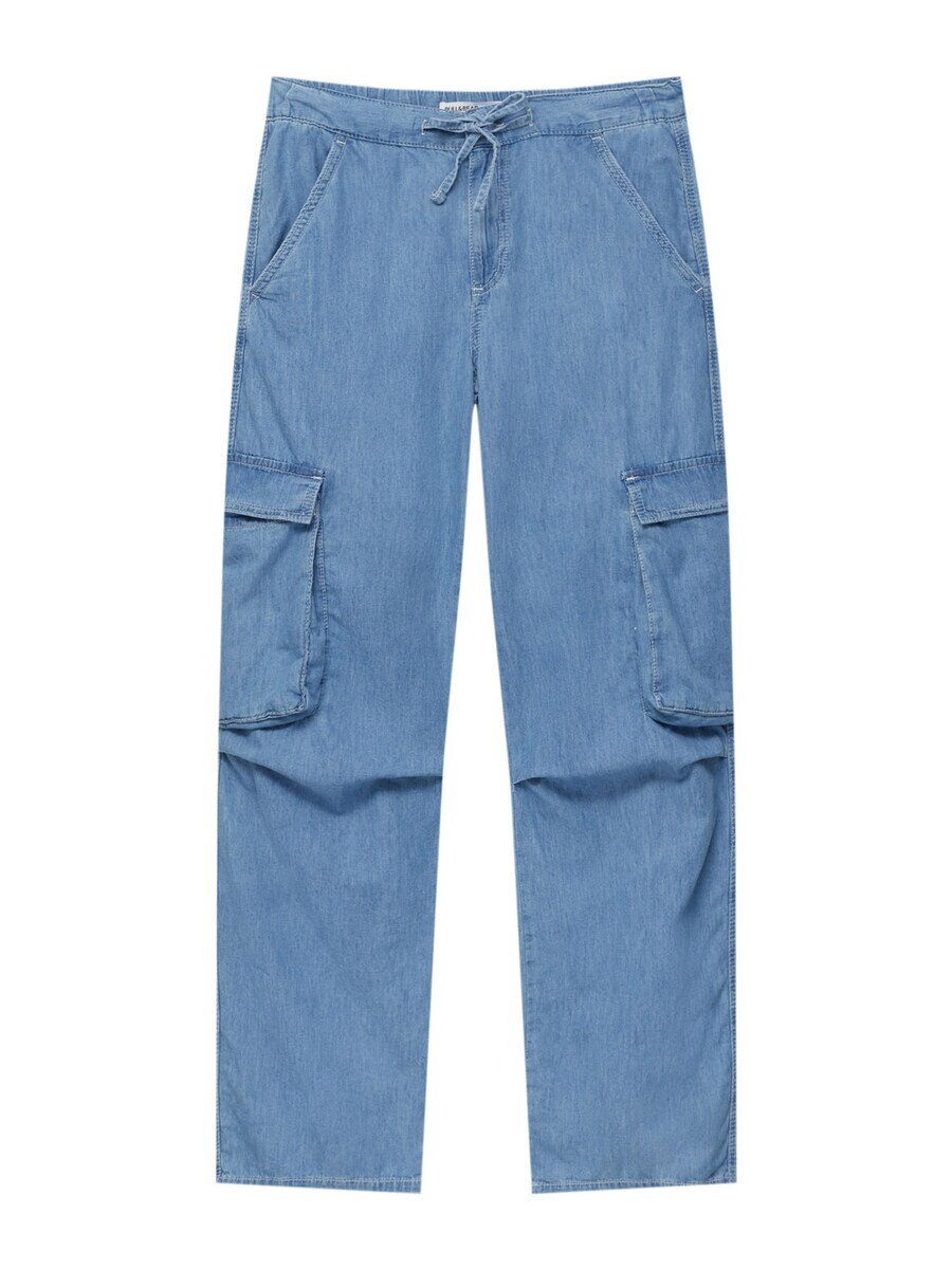 Брюки карго Pull&Bear, светло-синий
Брюки карго Pull&Bear, светло-синий