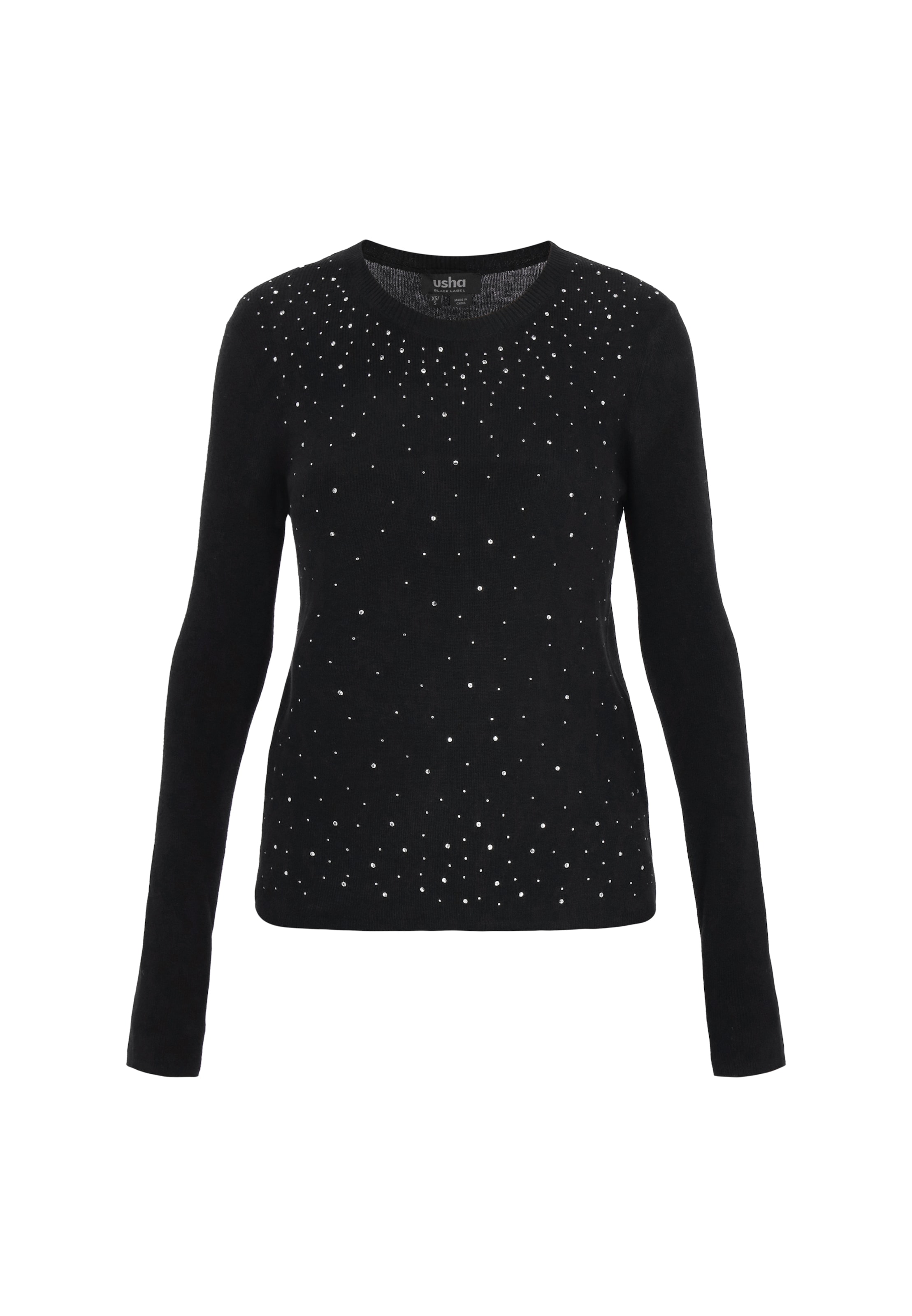 Usha BLACK LABEL Свитер 'Classic' в черном цвете
Usha BLACK LABEL Свитер 'Classic' в черном цвете