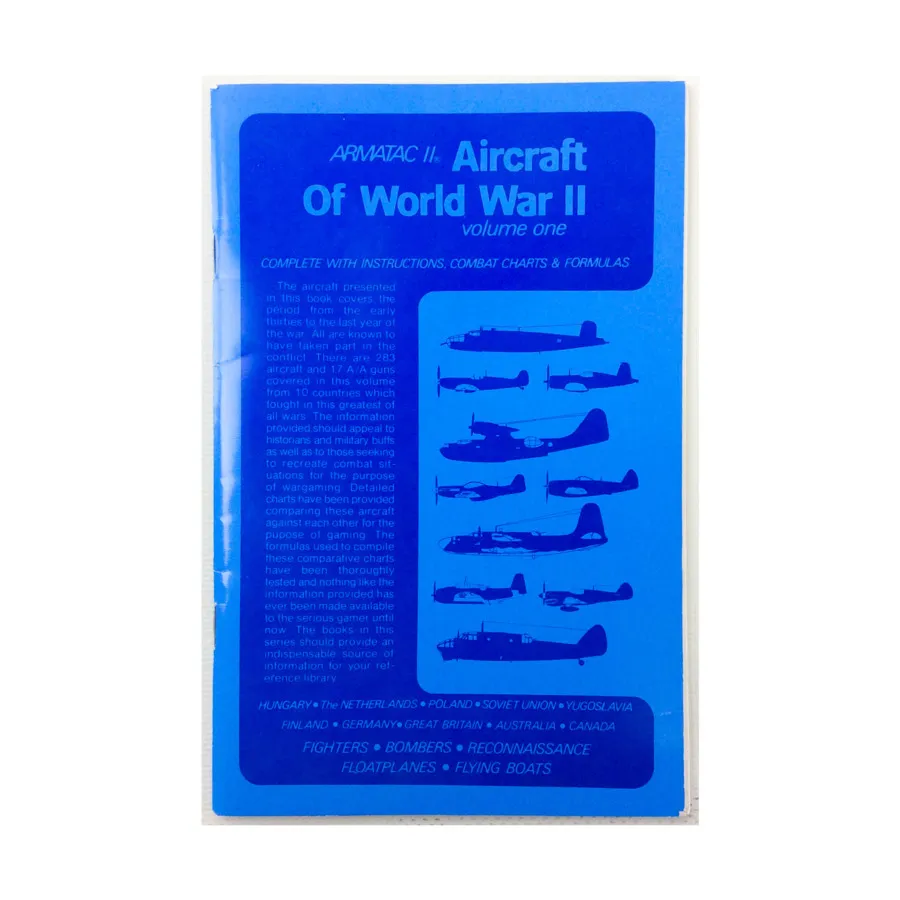 Арматак II - Самолет Второй мировой войны, Miniature Rules (Armageddon Design Group)
Арматак II - Самолет Второй мировой войны, Miniature Rules (Armageddon Design Group)