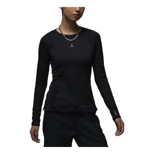 Топ (WMNS) Air Jordan Long Sleeve Base Layer 'Black'
Топ (WMNS) Air Jordan Long Sleeve Base Layer 'Black'