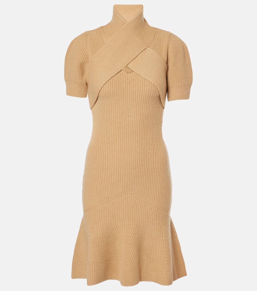 Мини-платье из шерсти и кашемира с шарфом Patou, цвет biscuit
Мини-платье из шерсти и кашемира с шарфом Patou, цвет biscuit