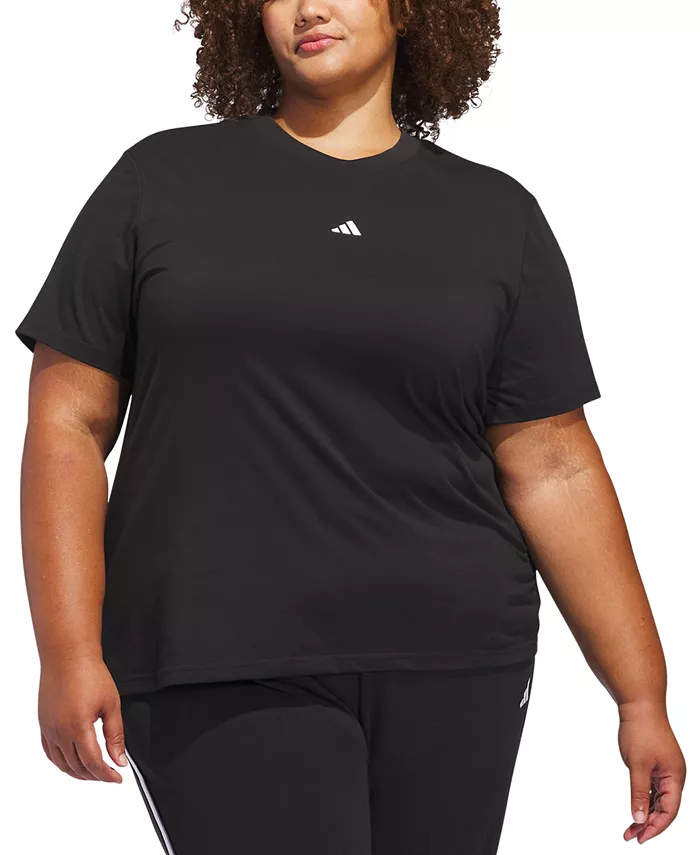 Футболка Essentials с логотипом Plus Size adidas, черный
Футболка Essentials с логотипом Plus Size adidas, черный