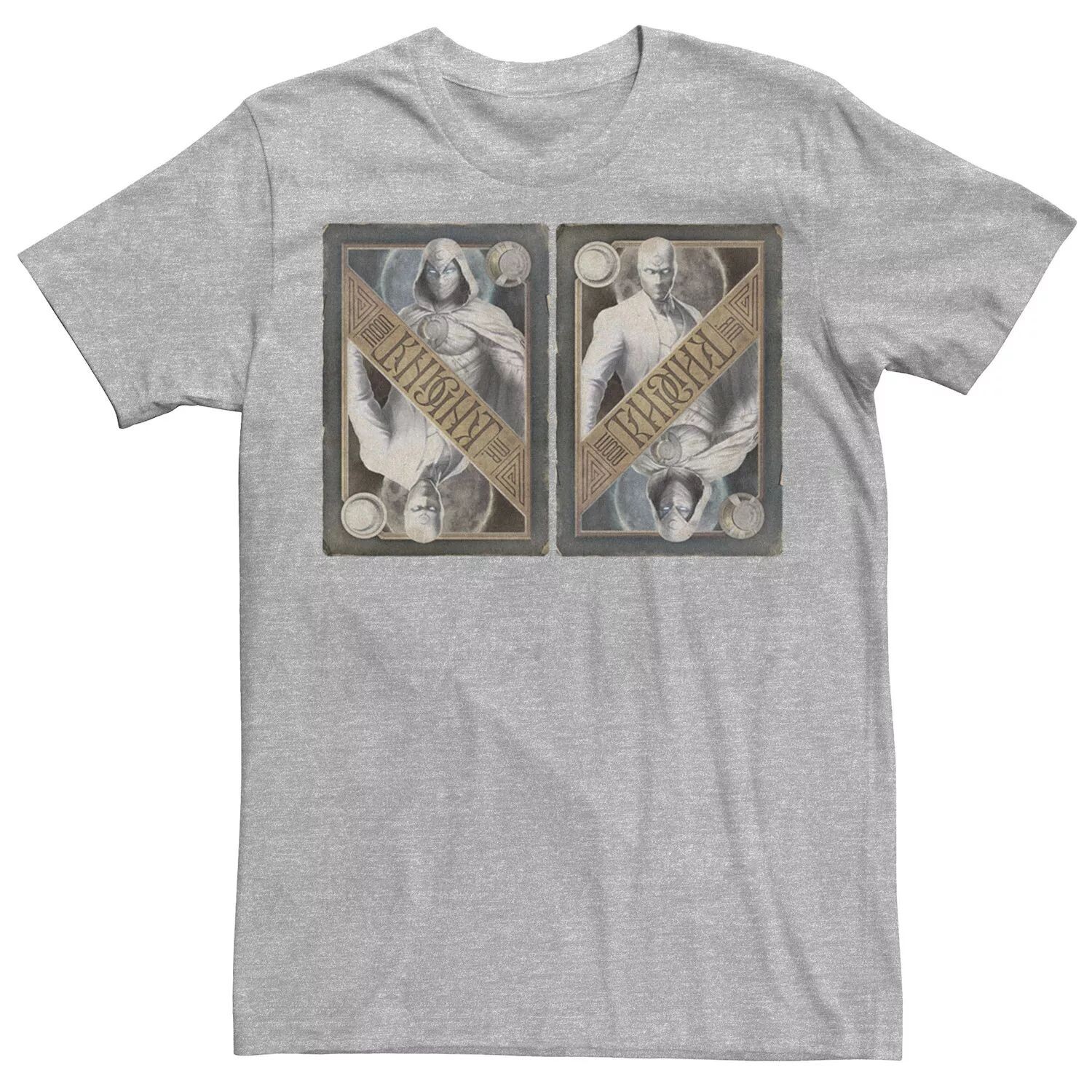 Мужская футболка с игральными картами Marvel Moon Knight Side By Side Licensed Character
Мужская футболка с игральными картами Marvel Moon Knight Side By Side Licensed Character