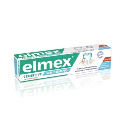 Elmex Sensitive отбеливающая зубная паста 75 мл, Rada
Elmex Sensitive отбеливающая зубная паста 75 мл, Rada
