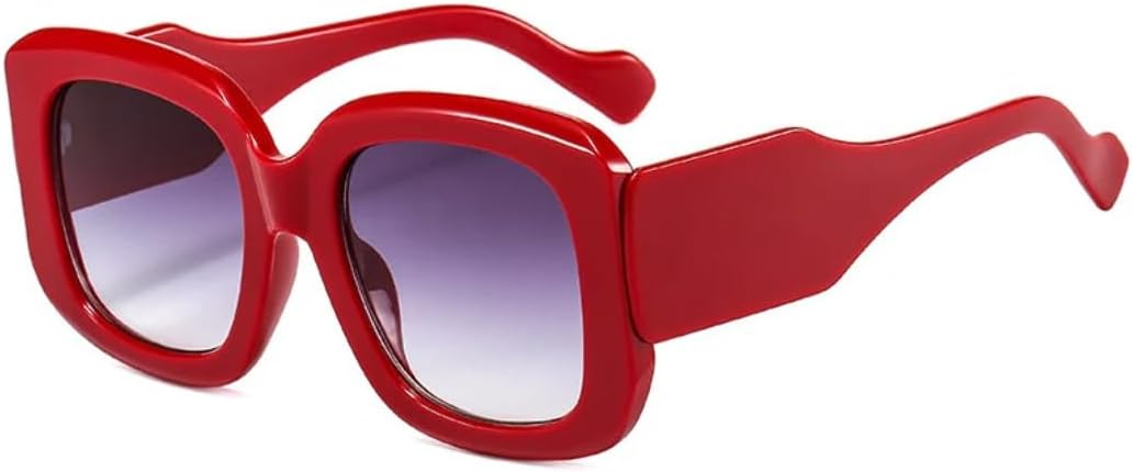 Солнцезащитные очки для мужчин и женщин - защита UV400 - увеличенный размер, градиентный зелено-фиолетовый цвет, для занятий спортом на открытом воздухе и вождения DSVIGF, Red Gray Gradient
Солнцезащитные очки для мужчин и женщин - защита UV400 - увеличенный размер, градиентный зелено-фиолетовый цвет, для занятий спортом на открытом воздухе и вождения DSVIGF, Red Gray Gradient