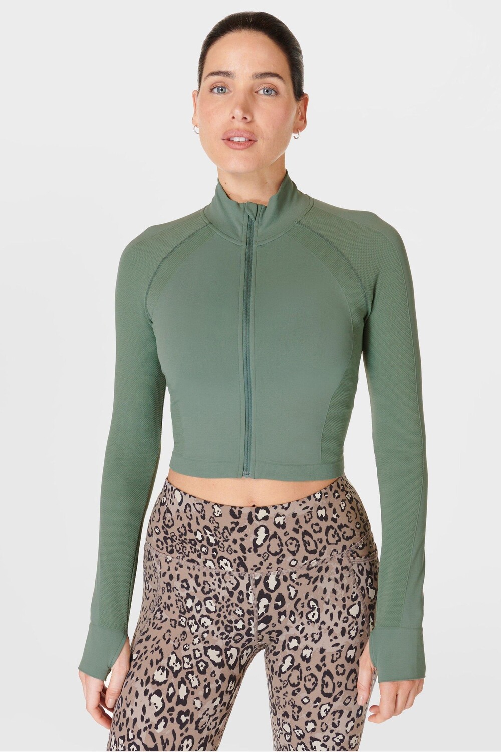 Укороченная бесшовная толстовка на молнии для тренировок Athlete Sweaty Betty, зеленый
Укороченная бесшовная толстовка на молнии для тренировок Athlete Sweaty Betty, зеленый