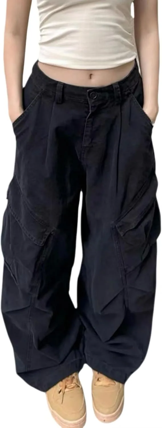 Карго капри с высокой талией и широкими штанинами IDEWO
Карго капри с высокой талией и широкими штанинами IDEWO