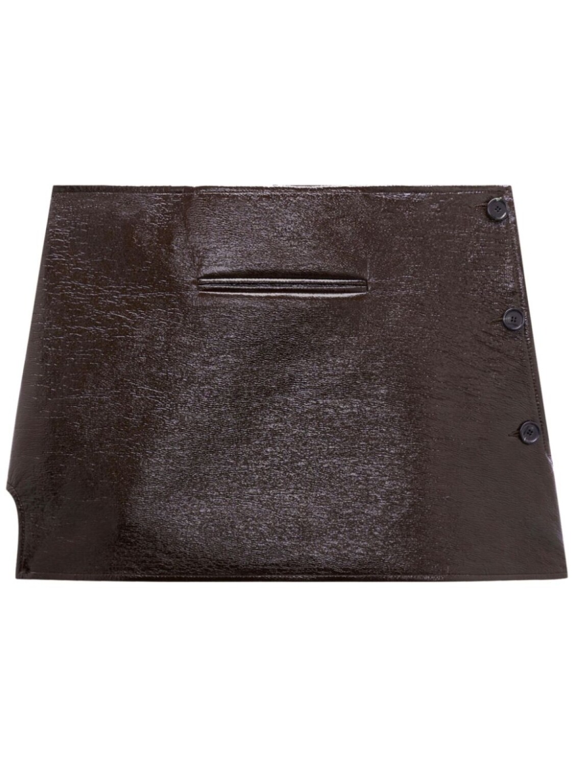 Courrèges виниловая юбка мини Oblique, коричневый
Courrèges виниловая юбка мини Oblique, коричневый