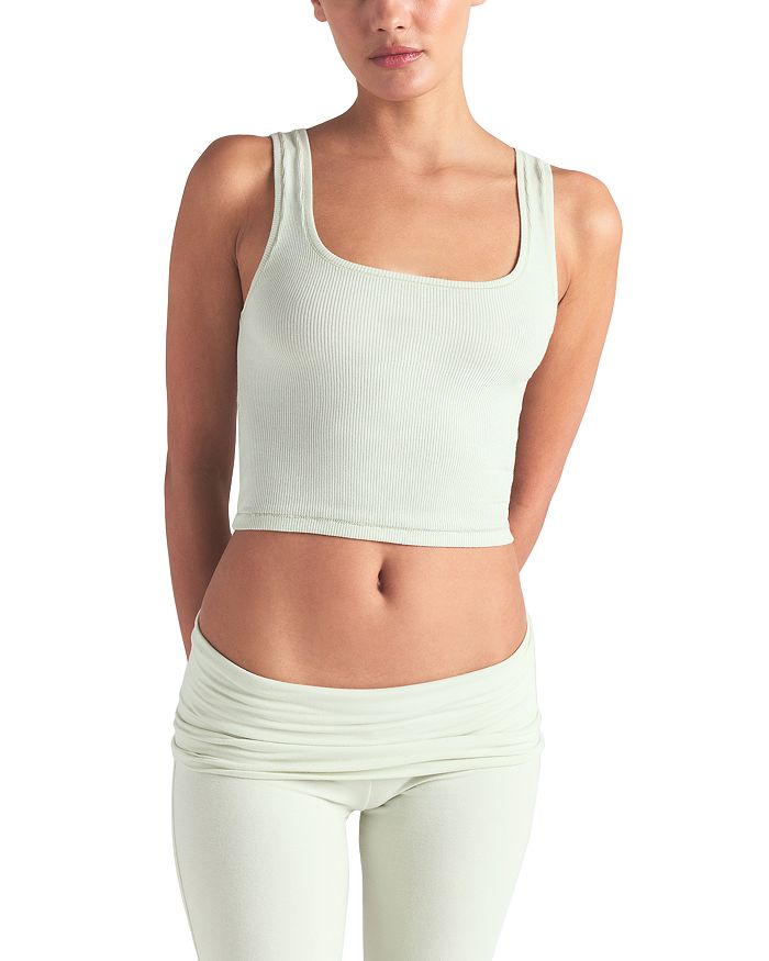 Хлопковый майка-борцовка SKIMS, зеленый
Хлопковый майка-борцовка SKIMS, зеленый