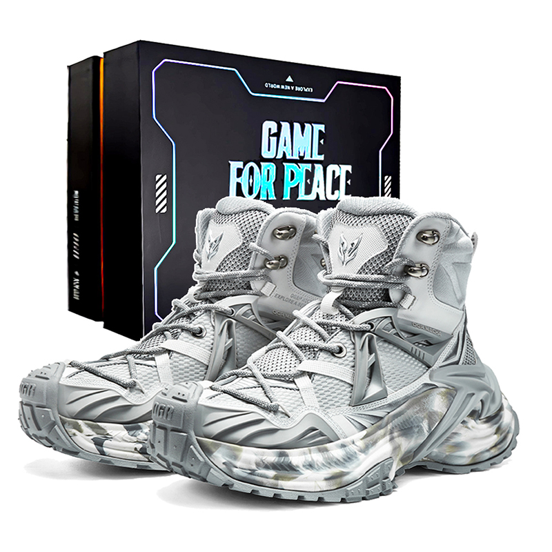 OGR Повседневные ботинки Peace Elite x RATTLESNAKE HIGH укороченные полусапоги унисекс полярный серебристо-серый с серой коробкой, цвет Gray Box Included
OGR Повседневные ботинки Peace Elite x RATTLESNAKE HIGH укороченные полусапоги унисекс полярный серебристо-серый с серой коробкой, цвет Gray Box Included