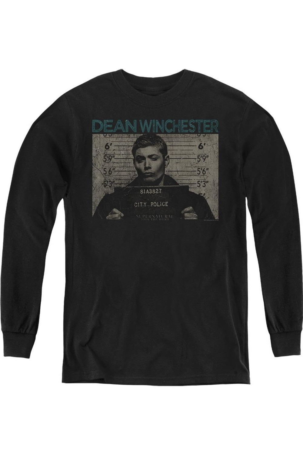 Супернатурал Дин в полицейском деле молодежная толстовка с длинным рукавом Gildan, черный
Супернатурал Дин в полицейском деле молодежная толстовка с длинным рукавом Gildan, черный