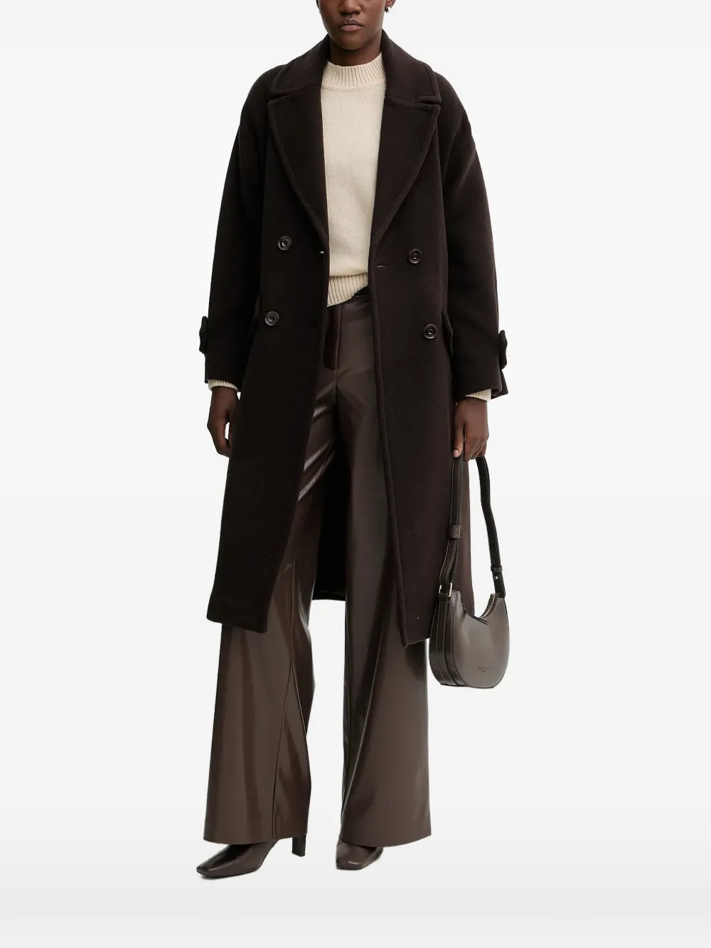 Двубортное пальто Sessun, коричневый
Двубортное пальто Sessun, коричневый