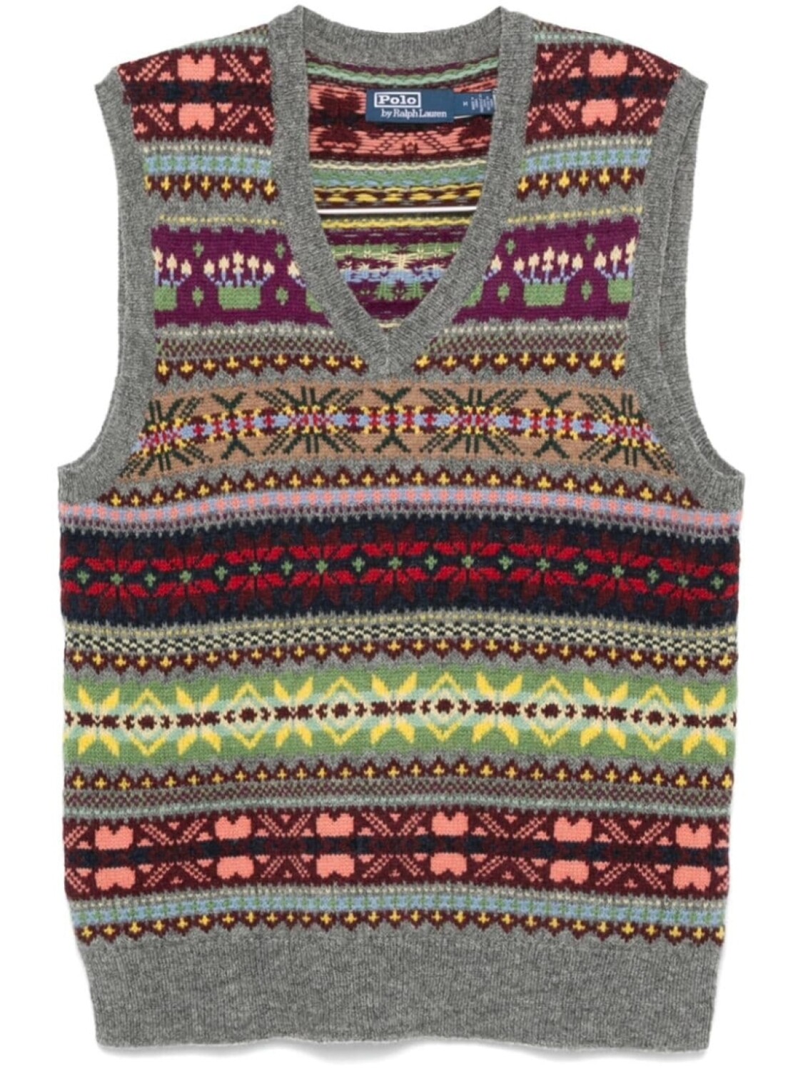 Polo Ralph Lauren жилет вязки интарсия, серый
Polo Ralph Lauren жилет вязки интарсия, серый