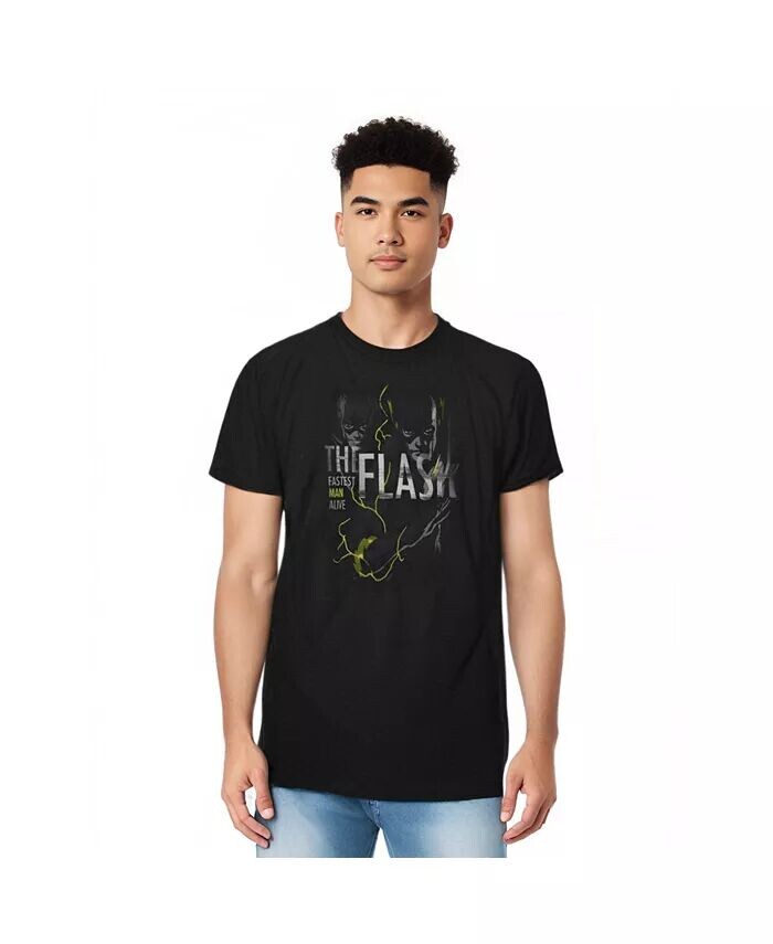 Мужская футболка с коротким рукавом DC Comics Bold для взрослых Flash, черный
Мужская футболка с коротким рукавом DC Comics Bold для взрослых Flash, черный