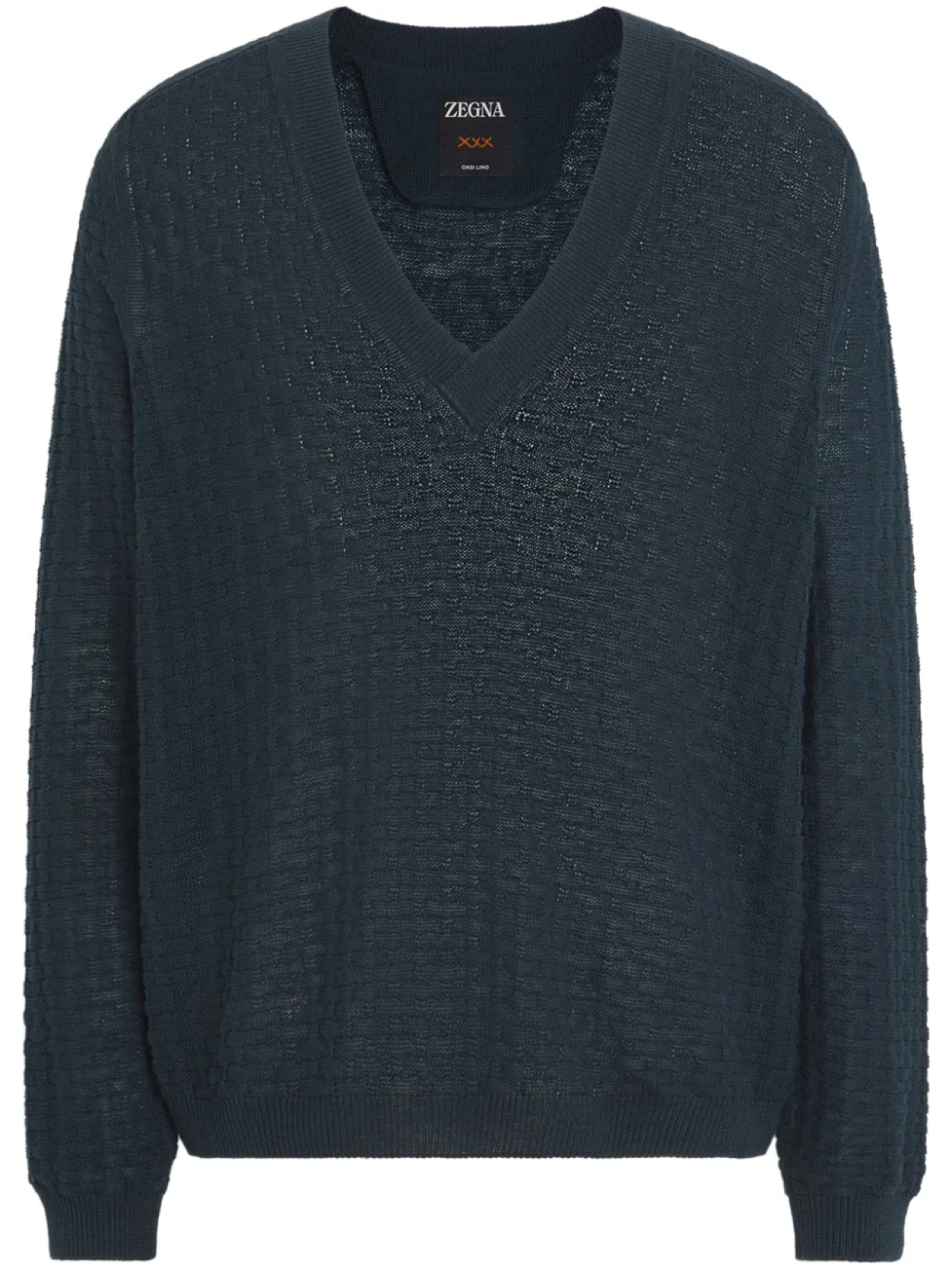 Свитер с V-образным вырезом Zegna, синий
Свитер с V-образным вырезом Zegna, синий