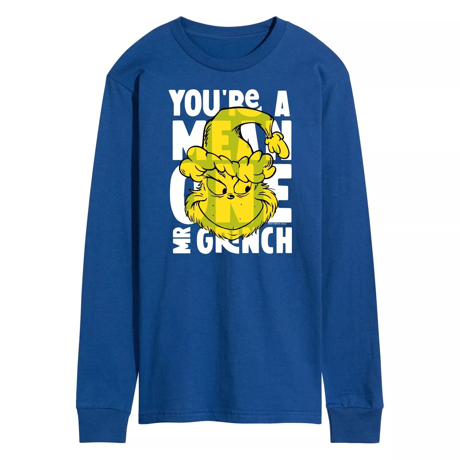 Мужская футболка с длинными рукавами Dr. Seuss Grinch You're A Mean One Licensed Character
Мужская футболка с длинными рукавами Dr. Seuss Grinch You're A Mean One Licensed Character