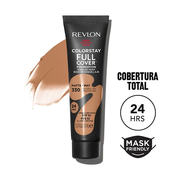 Матовая основа под макияж с полным покрытием Colorstay Full Cover Foundation Revlon, цвет natural tan
Матовая основа под макияж с полным покрытием Colorstay Full Cover Foundation Revlon, цвет natural tan