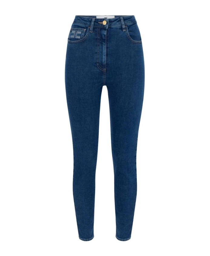 Джинсы с логотипом Elisabetta Franchi, синий
Джинсы с логотипом Elisabetta Franchi, синий