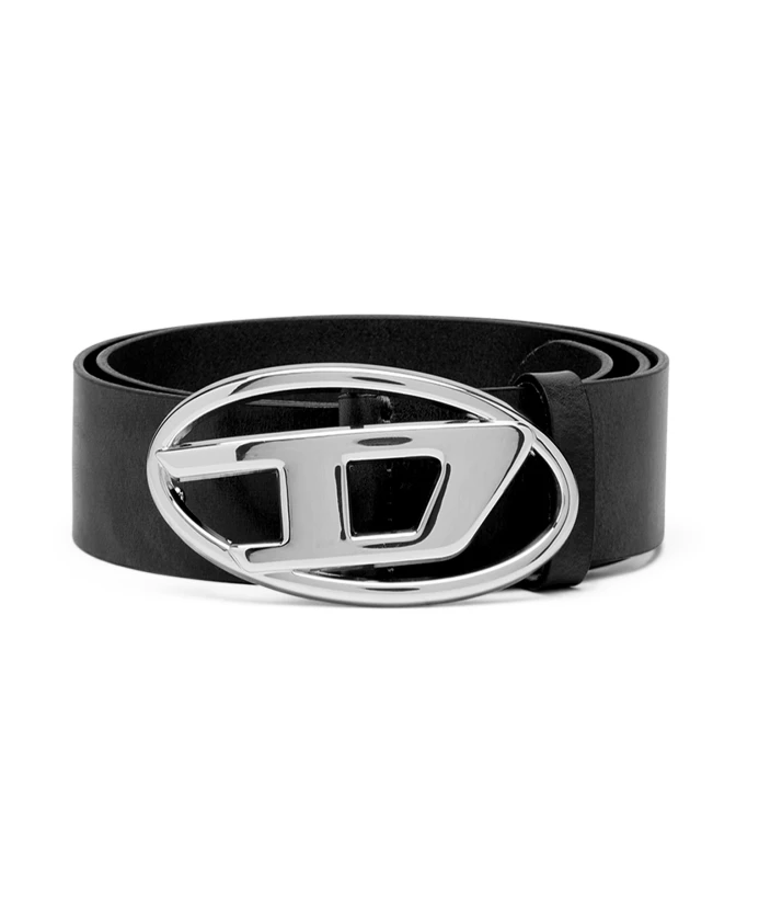 Ремень с застежкой с логотипом D Diesel, черный
Ремень с застежкой с логотипом D Diesel, черный