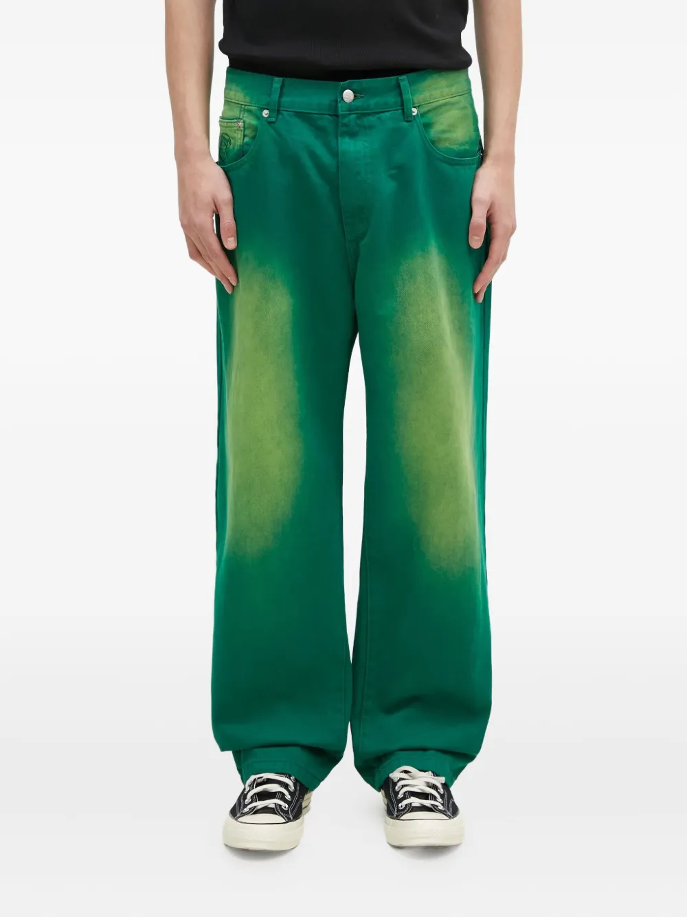 Джинсы с эффектом деграде Billionaire Boys Club, зеленый
Джинсы с эффектом деграде Billionaire Boys Club, зеленый