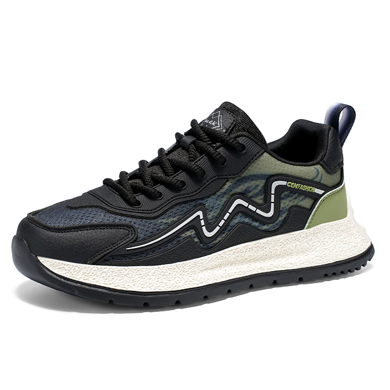 BAKE Скользоустойчивые износостойкие дышащие мужские низкие кеды повседневные черно-зеленые, цвет Black Green
BAKE Скользоустойчивые износостойкие дышащие мужские низкие кеды повседневные черно-зеленые, цвет Black Green