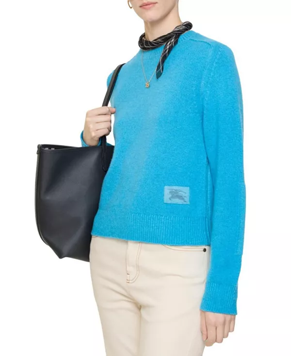 Кашемировый свитер Burberry, синий
Кашемировый свитер Burberry, синий