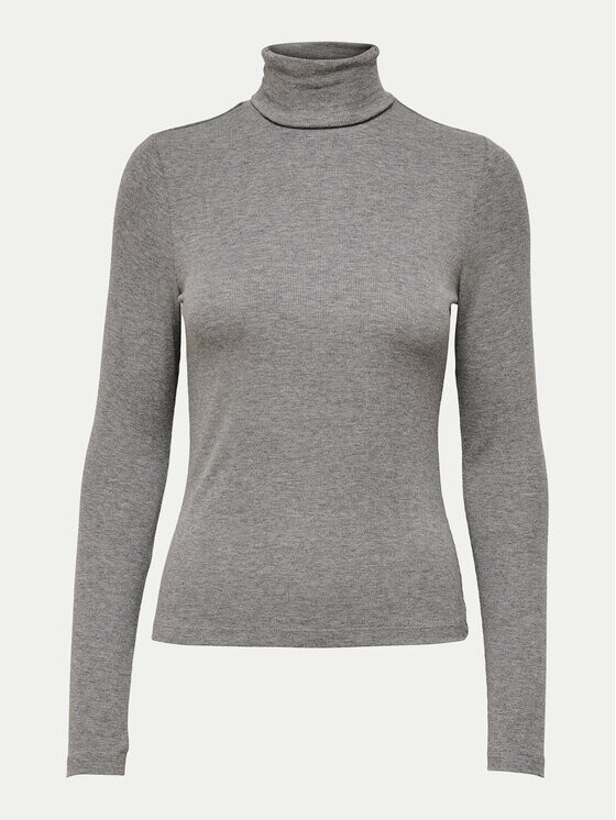 Свитер с высоким воротником приталенного кроя Only, серый
Свитер с высоким воротником приталенного кроя Only, серый