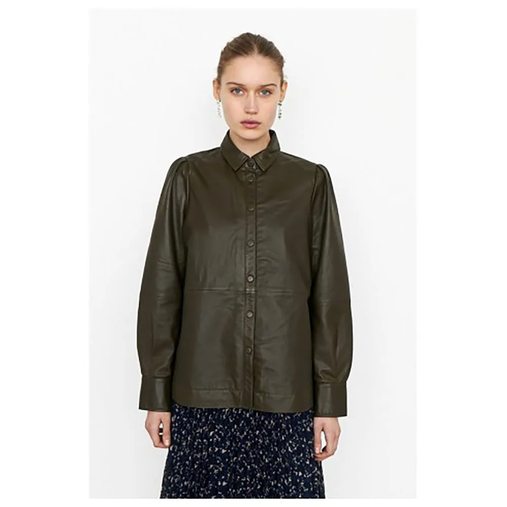 Рубашка с длинным рукавом Second Female Edie, зеленый 
Рубашка с длинным рукавом Second Female Edie, зеленый