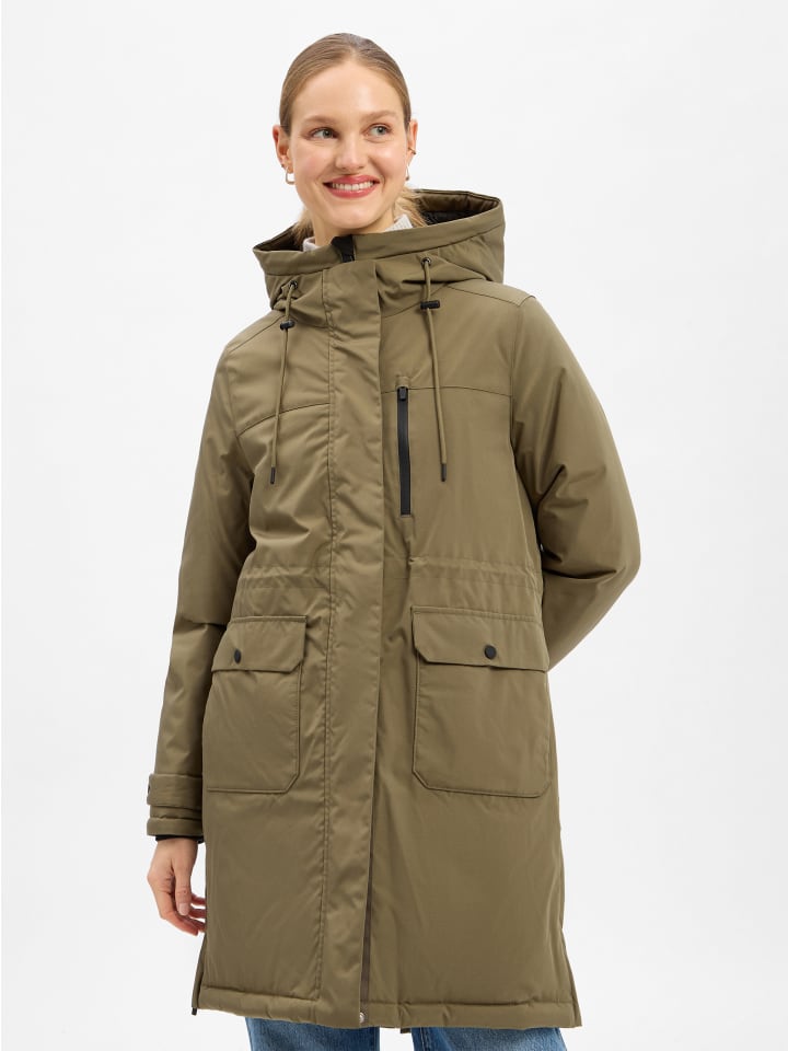 Короткое пальто цвета хаки s.Oliver
Короткое пальто цвета хаки s.Oliver