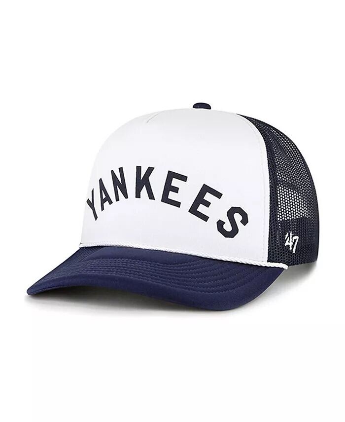 Мужская белая кепка New York Yankees из пеноматериала с надписью Trucker Snapback '47 Brand
Мужская белая кепка New York Yankees из пеноматериала с надписью Trucker Snapback '47 Brand