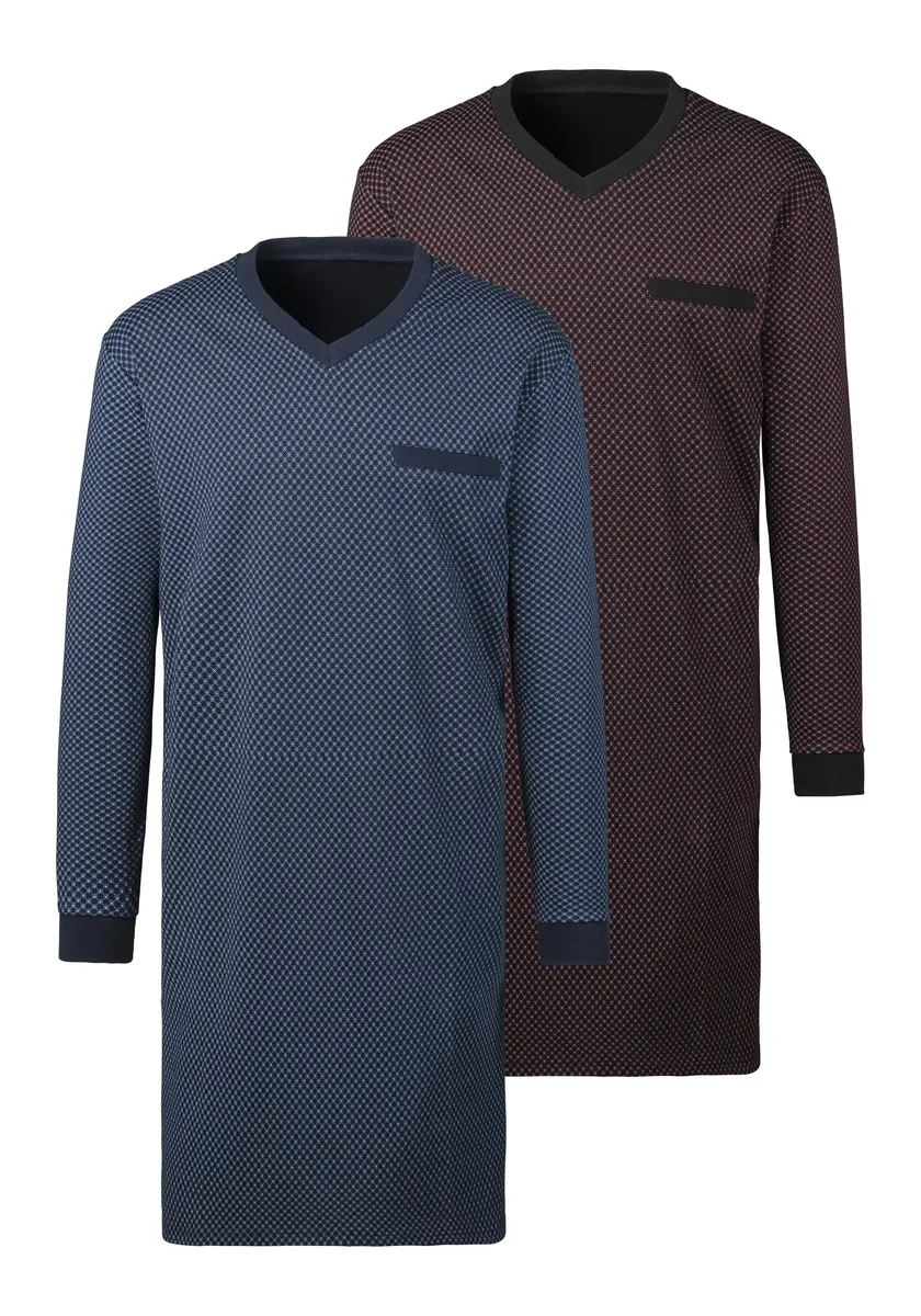 Ночная рубашка le jogger (2 шт.), удобной ширины, синий 
Ночная рубашка le jogger (2 шт.), удобной ширины, синий