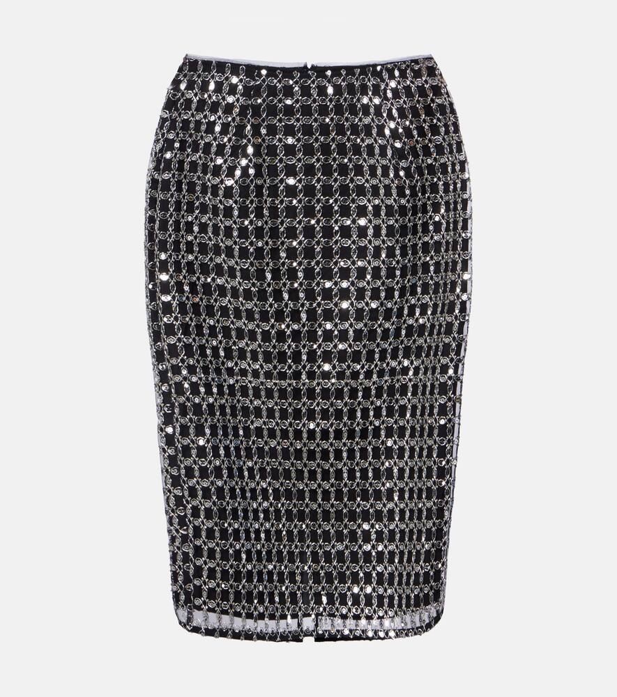 Украшенная миди-юбка Rotate, Black
Украшенная миди-юбка Rotate, Black