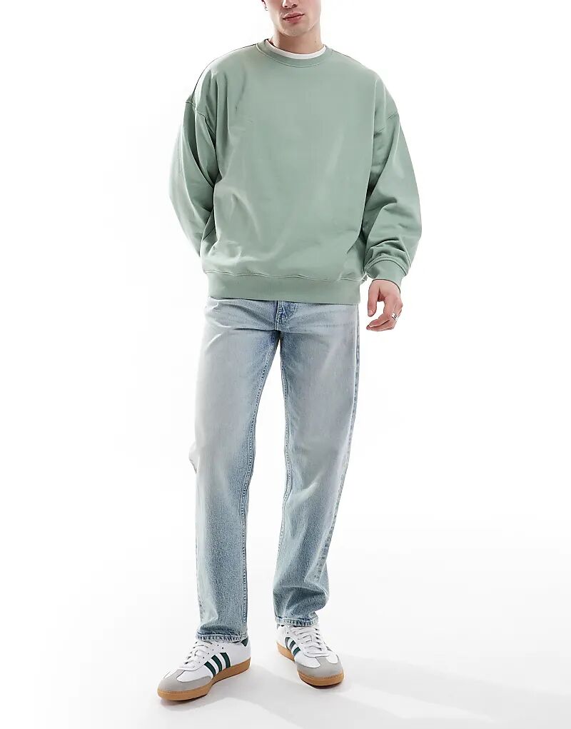 Прямые джинсы ASOS DESIGN стретч светло-голубого цвета с потертостями
Прямые джинсы ASOS DESIGN стретч светло-голубого цвета с потертостями