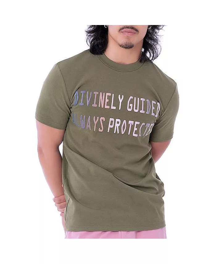 Мужская футболка с круглым вырезом Always Protected Dai Moda, зеленый
Мужская футболка с круглым вырезом Always Protected Dai Moda, зеленый