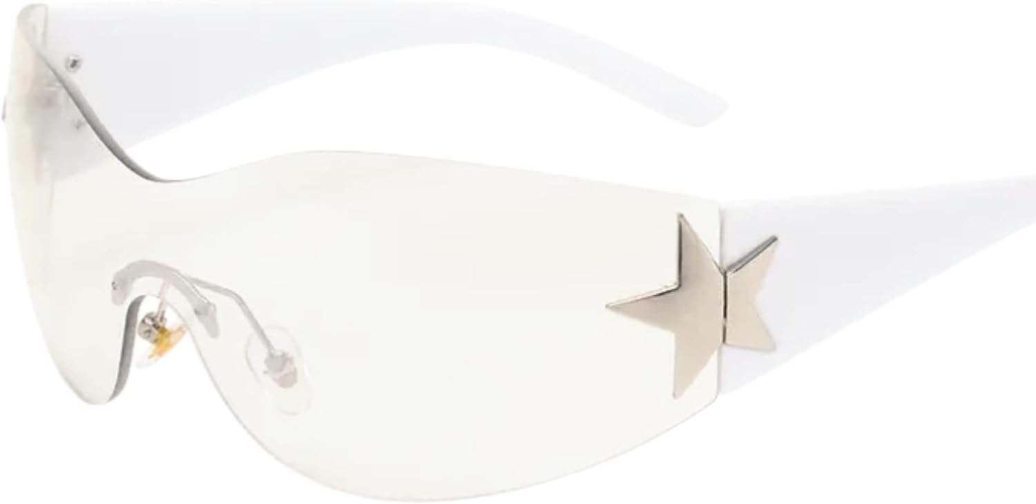 Солнцезащитные очки без оправы в стиле Y2K для женщин, очки-щитки с обтекаемой формой, модные женские солнцезащитные очки SC Sapphire Gorgeous Skin Collection, Transparent
Солнцезащитные очки без оправы в стиле Y2K для женщин, очки-щитки с обтекаемой формой, модные женские солнцезащитные очки SC Sapphire Gorgeous Skin Collection, Transparent