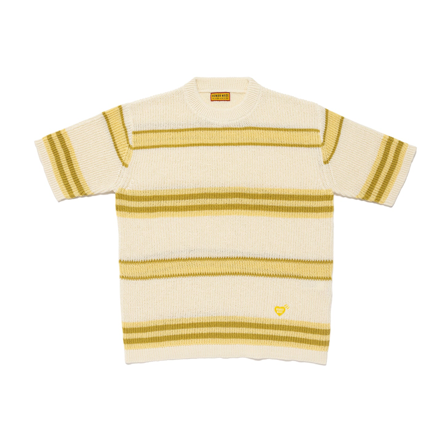 Striped Crewneck Knit T shirt HUMAN MADE, желтый
Striped Crewneck Knit T shirt HUMAN MADE, желтый