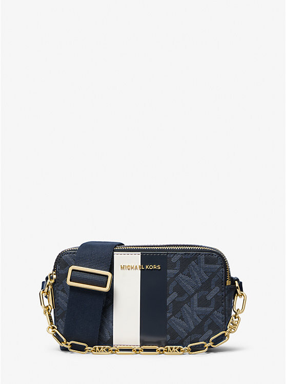 Маленькая сумка для фотоаппарата с двойной молнией и полоской с логотипом Jet Set Empire Signature Michael Kors, черный
Маленькая сумка для фотоаппарата с двойной молнией и полоской с логотипом Jet Set Empire Signature Michael Kors, черный