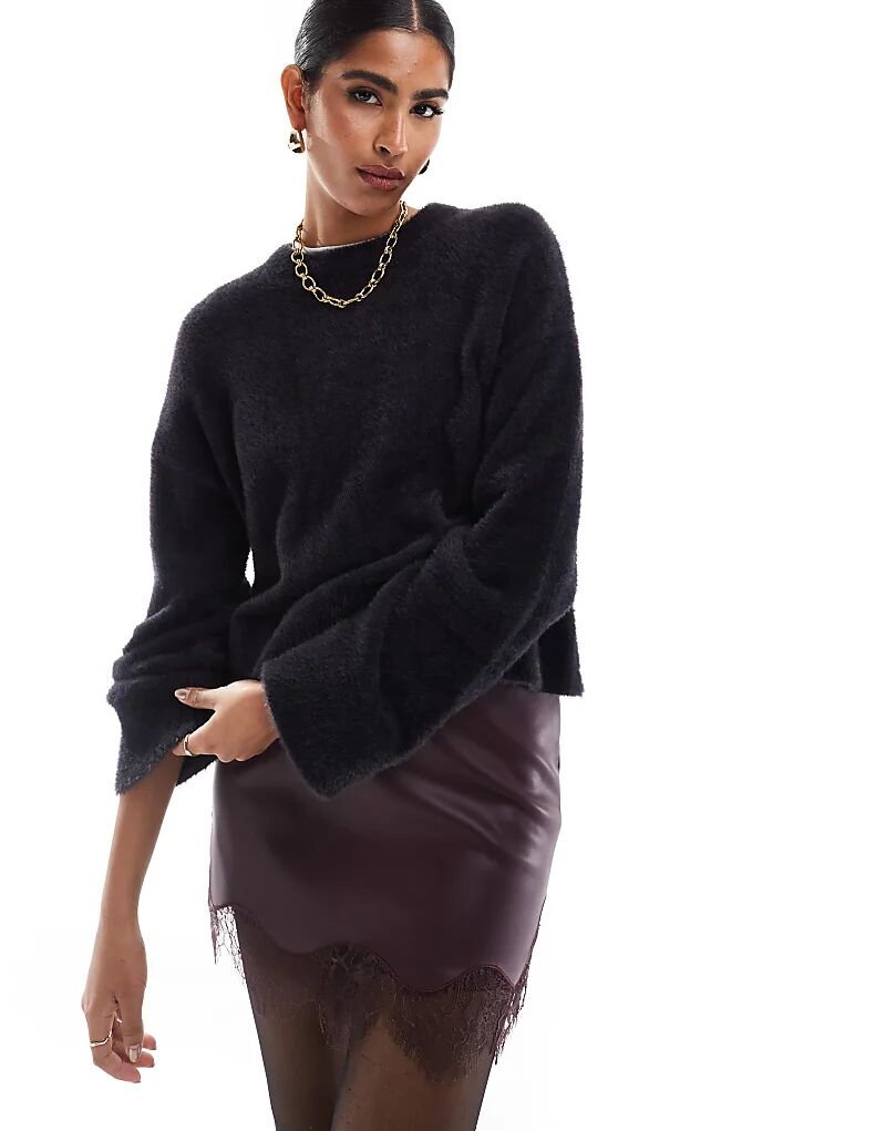 Свободный джемпер Miss Selfridge черного цвета
Свободный джемпер Miss Selfridge черного цвета