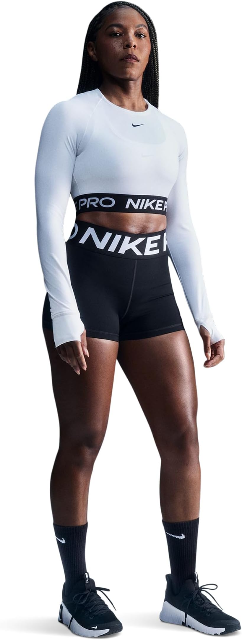 Шорты Nike Pro Sculpt High-waisted 3" Biker Shorts, черный/белый
Шорты Nike Pro Sculpt High-waisted 3" Biker Shorts, черный/белый