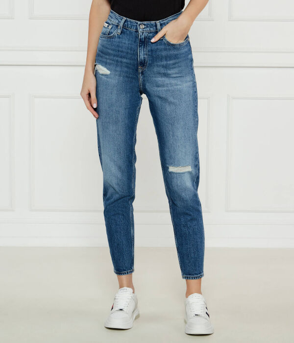 Джинсы Mom fit Calvin Klein Jeans, синий
Джинсы Mom fit Calvin Klein Jeans, синий