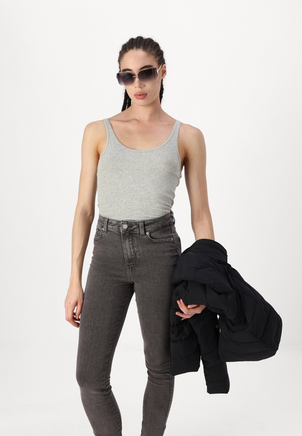 Джинсы облегающие JXVIENNA JJXX, серый деним
Джинсы облегающие JXVIENNA JJXX, серый деним