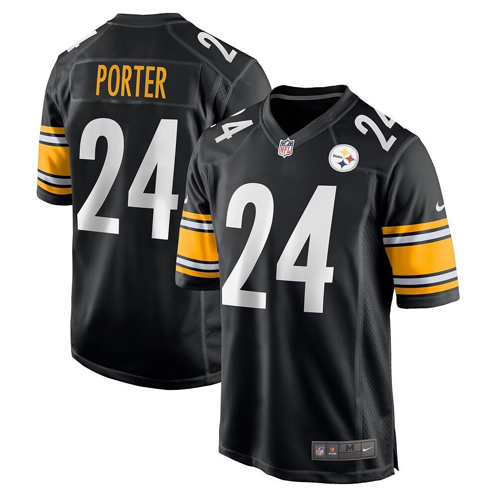 Мужское джерси Nike Joey Porter Jr. Black Pittsburgh Steelers для игры на драфте НФЛ 2023 года, цвет Stl Black
Мужское джерси Nike Joey Porter Jr. Black Pittsburgh Steelers для игры на драфте НФЛ 2023 года, цвет Stl Black