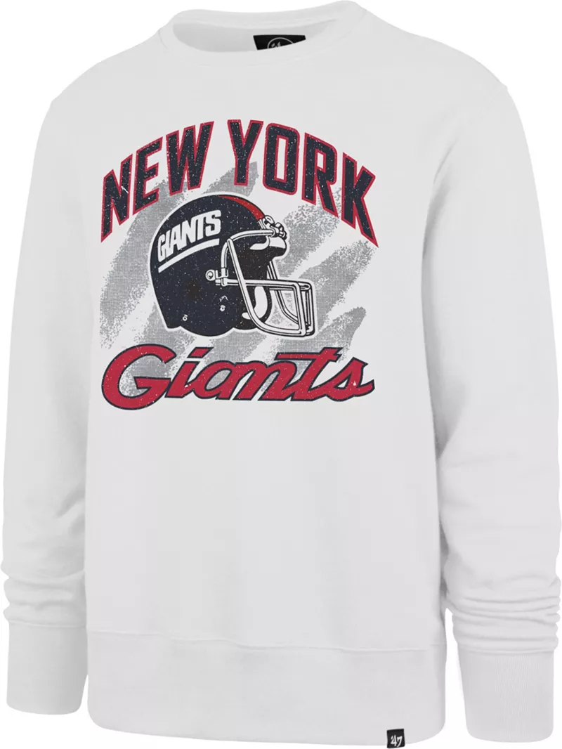 Мужская белая толстовка с круглым вырезом '47 New York Giants Shader Throwback
Мужская белая толстовка с круглым вырезом '47 New York Giants Shader Throwback