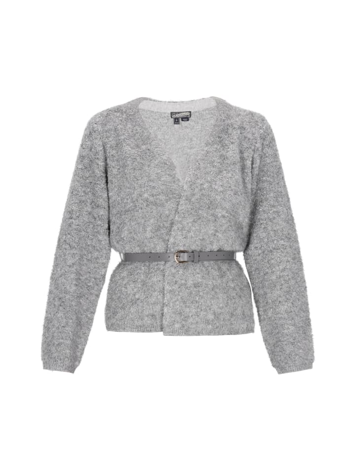 DreiMaster Женский кардиган серого меланжевого цвета
DreiMaster Женский кардиган серого меланжевого цвета