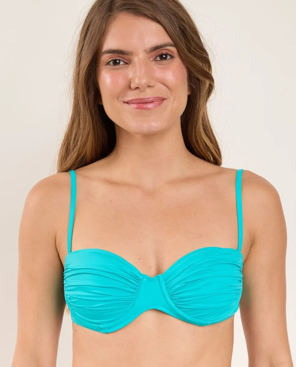 Простой мягкий верх-балконет бикини Río de Sol, синий
Простой мягкий верх-балконет бикини Río de Sol, синий